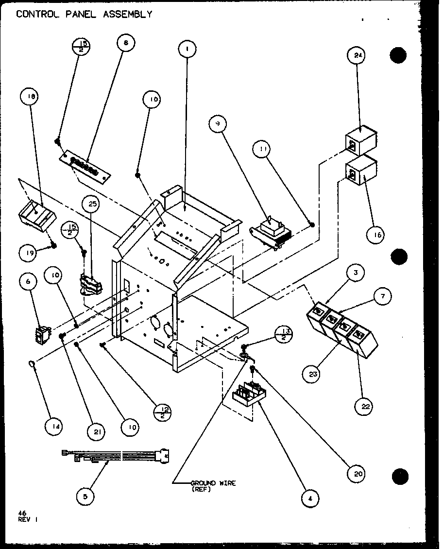CONTROL PANEL ASSEMBLY (PTC12300ER/P9812515R) (PTC12400ER/P9872215R)
