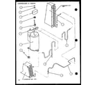 Amana PTC07400ER/P9872201R compressor & tubing (ptc12300er/p9812515r) (ptc12400er/p9872215r) diagram