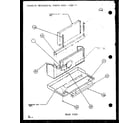 Amana PTC07400ER/P9872201R chassis mechanical parts assy (ptc12300er/p9812629r) (ptc12400er/p9872129r) diagram