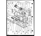 Amana PTC15300ER/P9812522R chassis mechanical parts assembly (ptc15300er/p9812522r) (ptc15400er/p9872222r) diagram