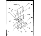 Amana PTC09300ER/P9812508R chassis mechanical parts assy (ptc15300er/p9812522r) (ptc15400er/p9872222r) diagram