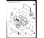 Amana PTC12300ER/P9812629R functional chassis assy parts (ptc15300er/p9812522r) (ptc15400er/p9872222r) diagram