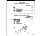 Amana HFC16/P9926001F horizontal filter cabinet (hfc) (hfc16/p9926001f) (hfc20/p9926002f) (hfc24/p9926003f) diagram
