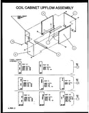 Coil cabinet upflow assembly (ccu16/p1101801c) (ccu20/p1101802c) (ccu24/p1101803c)