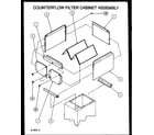 Goodman FTK01A/P1171301F counterflow filter cabinet assembly (cfc16/p9926101f) (cfc20/p9926102f) (cfc24/p9926103f) (cfc20d/p9926104f) diagram