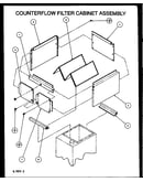 Counterflow filter cabinet assembly (cfc16/p9926101f) (cfc20/p9926102f) (cfc24/p9926103f) (cfc20d/p9926104f)