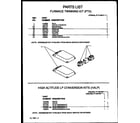 Amana LPTK05/P1417306F furnace twinning kit (ftk) (ftk01a/p1171301f) diagram