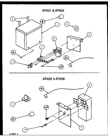 Atk01 & atk04 (atk01/p1130001c) (atk04/p1130002c) (atk05/p6443902c) (atk06/p6443903c)