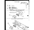 Amana D6830201/P6830201R installation in hard wire accessory kit/installation in sub diagram