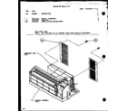 Amana FDC01/P1124601R deflector grille kit diagram
