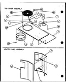 Top cover assembly/heater panel assembly (spho42001a/p9999205c) (spho42003a/p9999206c) (spho48001a/p9999207c) (spho48003a/p9999208c) (spho60001a/p9999209c) (spho60003a/p9999210c)