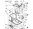 Amana SPHO48001A/P9999207C compressor & tubing (spho42001a/p9999205c) (spho42003a/p9999206c) (spho48001a/p9999207c) (spho48003a/p9999208c) (spho60001a/p9999209c) (spho60003a/p9999210c) diagram