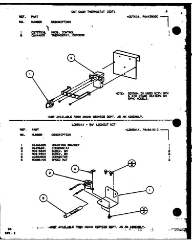 Out door thermostat (odt) (odtk04/p6443802c)