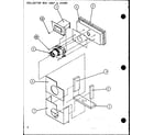 Amana SPCG601151A/P9999415C collector box assy. & cover (spcg420901a/p9999401c) (spcg420903a/p9999402c) (spcg421151a/p9999403c) (spcg421153a/p9999404c) diagram