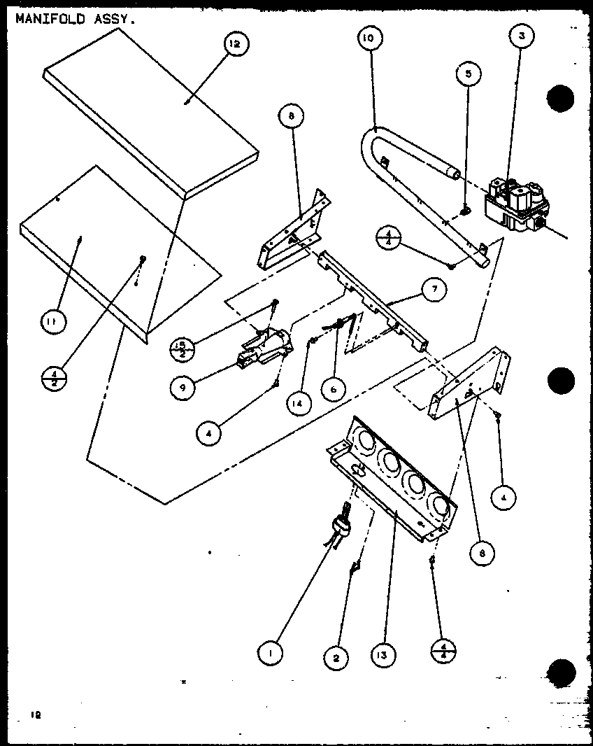 MANIFOLD ASSY. (SPCG420901A/P9999401C) (SPCG420903A/P9999402C) (SPCG421151A/P9999403C) (SPCG421153A/P9999404C)