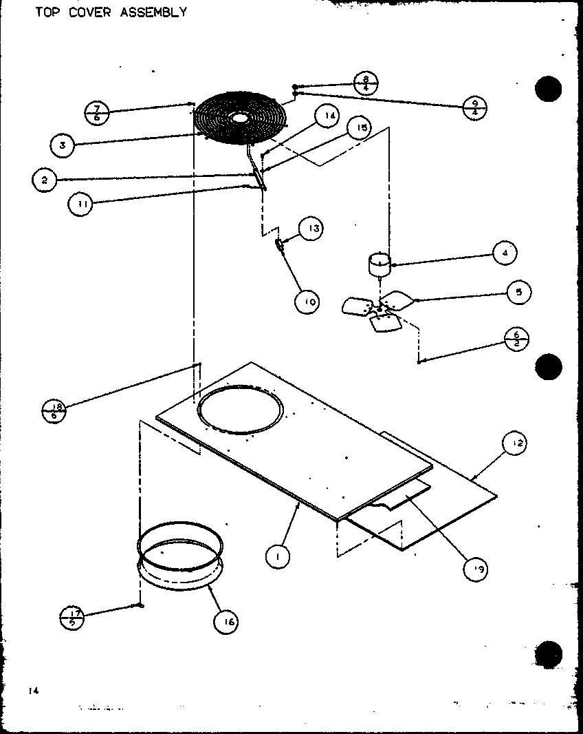 Top cover assembly (spcg420901a/p9999401c) (spcg420903a/p9999402c) (spcg421151a/p9999403c) (spcg421153a/p9999404c)