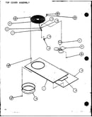 Top cover assembly (spcg420901a/p9999401c) (spcg420903a/p9999402c) (spcg421151a/p9999403c) (spcg421153a/p9999404c)