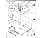Amana SPCG600903A/P9999414C compressor & tubing (spcg420901a/p9999401c) (spcg420903a/p9999402c) (spcg421151a/p9999403c) (spcg421153a/p9999404c) diagram