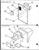 Heater cover assy./flue hood assy. (spcg480901a/p9999407c) (spcg480903a/p9999408c) (spcg481151a/p9999409c) (spcg481153a/p9999410c) (spcg481351a/p9999411c) (spcg481353a/p9999412c)