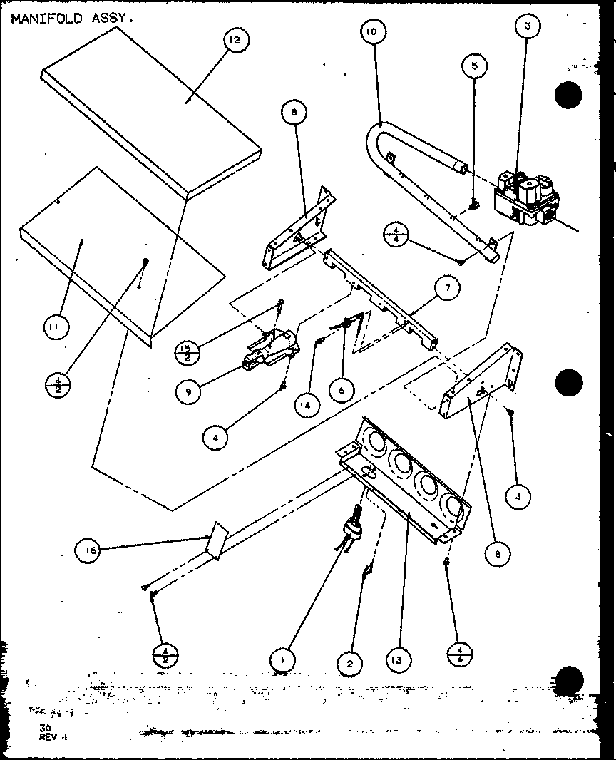 MANIFOLD ASSY. (SPCG480901A/P9999407C) (SPCG480903A/P9999408C) (SPCG481151A/P9999409C) (SPCG481153A/P9999410C) (SPCG481351A/P9999411C) (SPCG481353A/P9999412C)