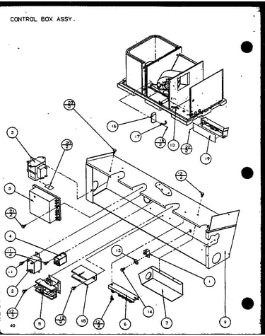 Control box assy. (spcg480901a/p9999407c) (spcg480903a/p9999408c) (spcg481151a/p9999409c) (spcg481153a/p9999410c) (spcg481351a/p9999411c) (spcg481353a/p9999412c)