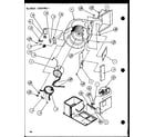 Amana SPCG600903A/P9999414C blower assembly (spcg600901a/p9999413c) (spcg600903a/p9999414c) (spcg601151a/p9999415c) (spcg601153a/p9999416c) (spcg601351a/p9999417c) (spcg601353a/p9999418c) diagram