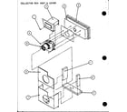 Amana SPCG300901A/P9999306C collector box assy. & cover (spcg240451a/p9999301c) (spcg240701a/p9999302c) (spcg240901a/p9999303c) (spcg300451a/p9999304c) (spcg300701a/p9999305c) (spcg300901a/p9999306c) diagram