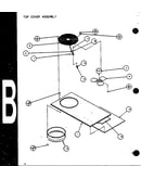 Top cover assembly (spcg240451a/p9999301c) (spcg240701a/p9999302c) (spcg240901a/p9999303c) (spcg300451a/p9999304c) (spcg300701a/p9999305c) (spcg300901a/p9999306c)