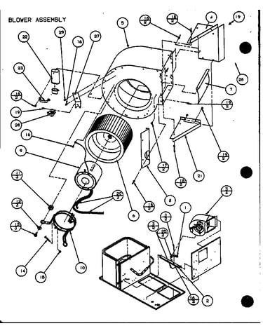 Blower assembly (spcg240451a/p9999301c) (spcg240701a/p9999302c) (spcg240901a/p9999303c) (spcg300451a/p9999304c) (spcg300701a/p9999305c) (spcg300901a/p9999306c)