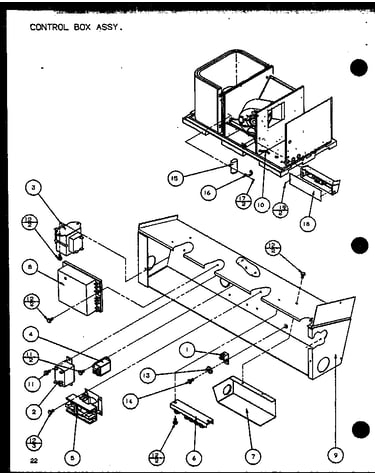 Control box assy. (spcg240451a/p9999301c) (spcg240701a/p9999302c) (spcg240901a/p9999303c) (spcg300451a/p9999304c) (spcg300701a/p9999305c) (spcg300901a/p9999306c)