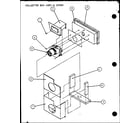 Amana SPCG300701A/P9999305C collector box assy. & cover (spcg360451a/p9999307c) (spcg360453a/p9999308c) (spcg360701a/p9999309c) (spcg360703a/p9999310c) (spcg360901a/p9999311c) (spcg360903a/p9999312c) diagram