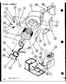 Blower assembly (spcg360451a/p9999307c) (spcg360453a/p9999308c) (spcg360701a/p9999309c) (spcg360703a/p9999310c) (spcg360901a/p9999311c) (spcg360903a/p9999312c)