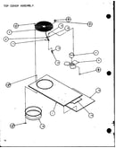 Top cover assembly (spcg240451a/p1105901c) (spcg240701a/p1105902c) (spcg240901a/p1105903c) (spcg300451a/p1105904c) (spcg300701a/p1105905c) (spcg300901a/p1105906c)