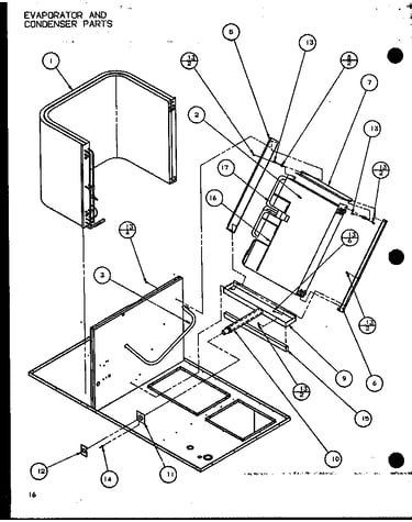 Evaporator and condenser parts (spcg240451a/p1105901c) (spcg240701a/p1105902c) (spcg240901a/p1105903c) (spcg300451a/p1105904c) (spcg300701a/p1105905c) (spcg300901a/p1105906c)