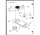 Amana FADS3A/P9850701C top cover assembly (spcg360451a/p1105907c) (spcg360453a/p1105908c) (spcg360701a/p1105909c) (spcg360703a/p1105910c) (spcg360901a/p1105911c) (spcg360903a/p1105912c) diagram