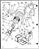 Blower assembly (spcg360451a/p1105907c) (spcg360453a/p1105908c) (spcg360701a/p1105909c) (spcg360703a/p1105910c) (spcg360901a/p1105911c) (spcg360903a/p1105912c)