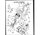 Amana PCB30A0002A/P1152202C blower assembly diagram