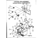 Amana PCB30A0002A/P1152202C control box assembly & electrical components diagram