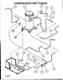 Compressor and tubing (pca24b0002a/p1153601c) (pca30b0002a/p1153602c) (pca36b0002a/p1153603c) (pca36b0003a/p1153604c) (pca36b0004a/p1153605c)