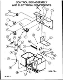 Control box assembly and electrical components