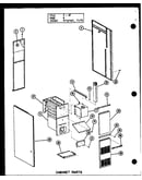 Cabinet parts (gc65df-2/p96331-20f) (gc80df/p96331-21f) (gc80df-3/p96331-22f) (gc105df/p96331-23f) (gc105df-3/p96331-24f) (gc120df/p96331-25f) (gc120df-3.5/p96331-26f) (gc140df-4/p96331-27f)