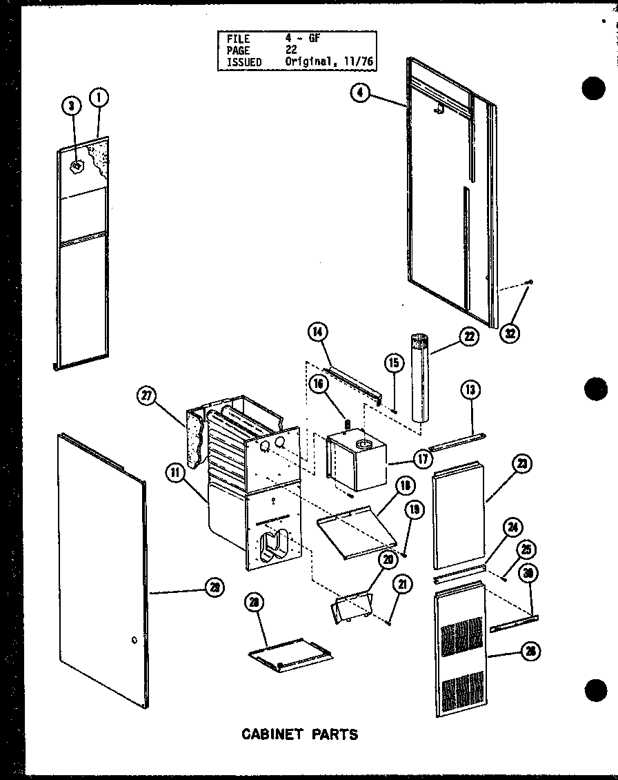 Cabinet parts (gc65df-2/p96382-9f) (gc80df/p96382-10f) (gc80df-3/p96382-11f) (gc105df/p96382-12f) (gc105df-3/p96382-13f) (gc120df/p96382-14f) (gc120df-3.5/p96382-15f) (gc140df-4/p96382-16f)
