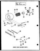 Direct drive blower parts (gc65df-2/p96382-9f) (gc80df/p96382-10f) (gc80df-3/p96382-11f) (gc105df/p96382-12f) (gc105df-3/p96382-13f) (gc120df/p96382-14f) (gc120df-3.5/p96382-15f) (gc140df-4/p96382-16f)