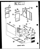 Cabinet parts (gl105e-r3/p96381-1f) (gl120e-r3/p96381-2f) (gl140e-r4/p96381-3f) (gl160e-r4/p96381-4f) (gl200e-r4/p96381-5f)