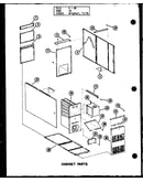 Cabinet parts (gl105e-r3/p96381-6f) (gl120e-r3/p96381-7f) (gl140e-r4/p96381-8f) (gl160e-r4/p96381-9f) (gl200e-r4/p96381-10f)