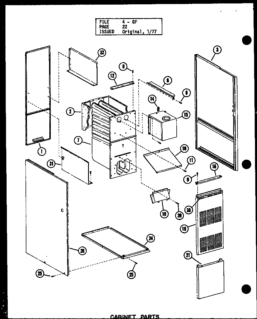 Cabinet parts (gh80de-2/p96380-3f) (gh105e-r3/p96380-8f) (gh120e-r3/p96380-12f) (gh140e-r4/p96380-15f) (gh160e-r5/p96380-18f) (gh200e-r4/p96380-17f)