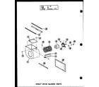 Amana GH150E-R3/P96420-16F direct drive blower parts (gh80de-2/p96380-3f) diagram
