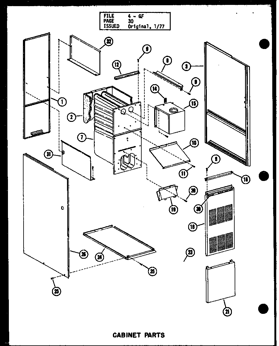 Cabinet parts (gh80de-3/p96380-4f) (gh80de-4/p96380-5f) (gh105de/p96380-6f) (gh120de/p96380-9f) (gh120de-4/p96380-10f) (gh140de/p96380-13f)