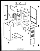 Cabinet parts (gh65de/p96420-1f) (gh80de/p96420-2f) (gh105de-3/p96420-7f) (gh120de-5/p96420-11f) (gh140de-4/p96420-14f)