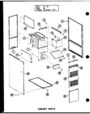 Cabinet parts (gh80de-3/p96420-4f) (gh80de-4/p96420-5f) (gh105de/p96420-6f) (gh120de/p96420-9f) (gh120de-4/p96420-10f) (gh140de/p96420-13f) (ghm80de-4/p96420-19f) (ghm120de-5/p96420-20f)